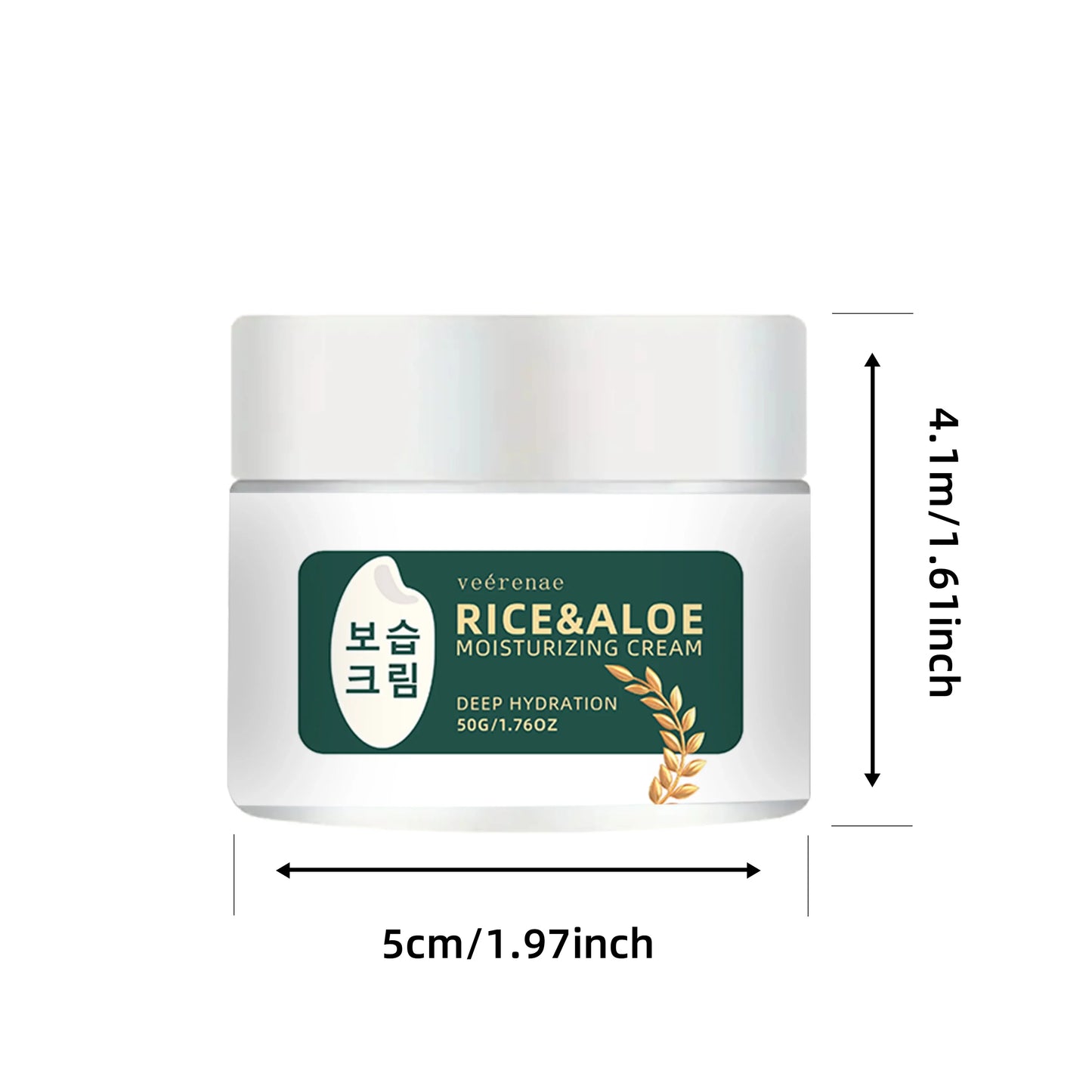 veérenae Rice & Aloe Face Moisturizer – Non-Greasy, All Skin