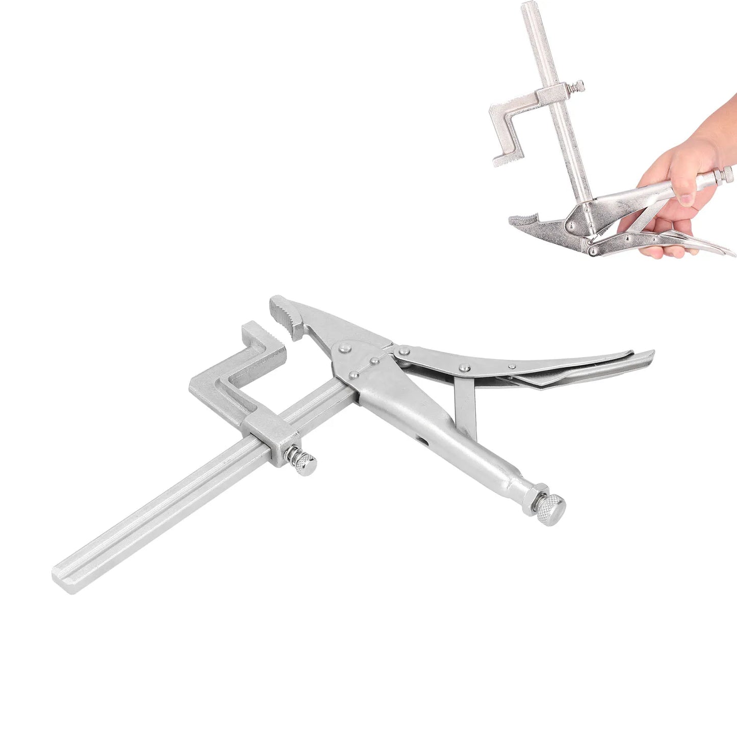 Clamp Vise Chrome Vanadium Steel Pointed Heavy Duty Adjustable