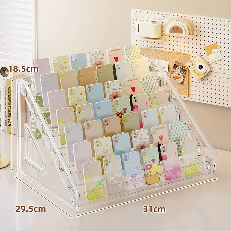 Acrylic Display Riser Stand | Clear Shelf for Perfume & Figures