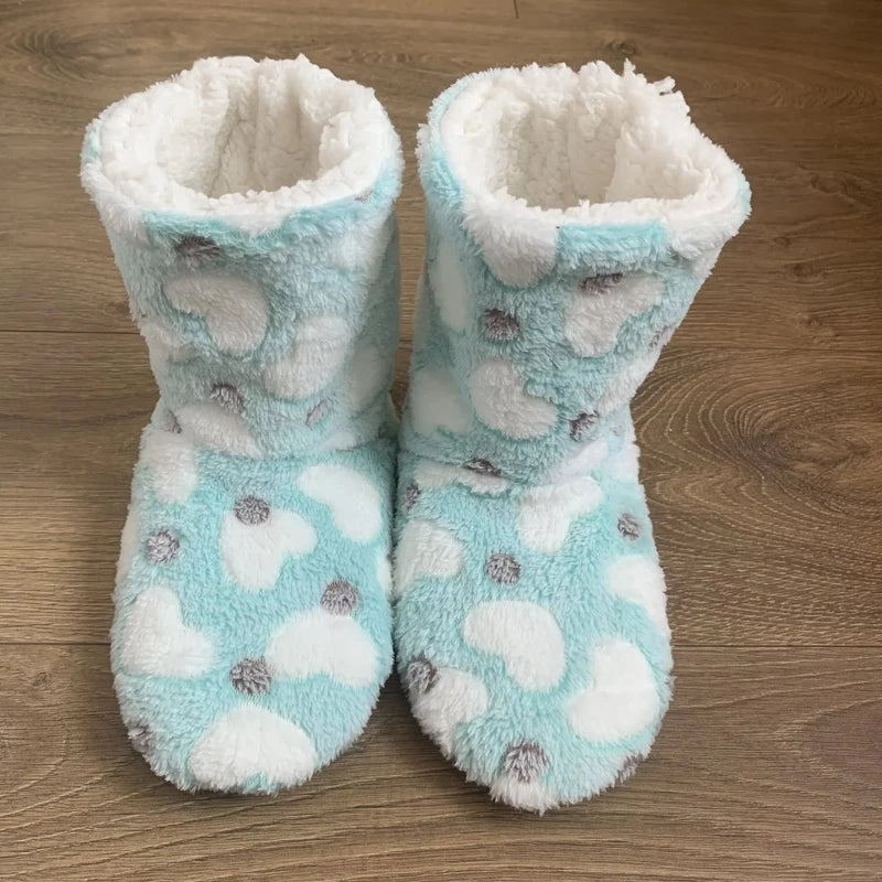 Women's Winter Fur Slippers | Non-Slip Thickened Indoor Socks