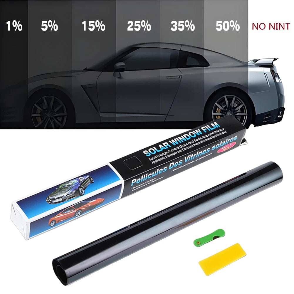 Car Window Tint Film – UV Protector Foil (1% to 50% VLT) Peaceful Pleasures Health and Wellness 1 Percent United States