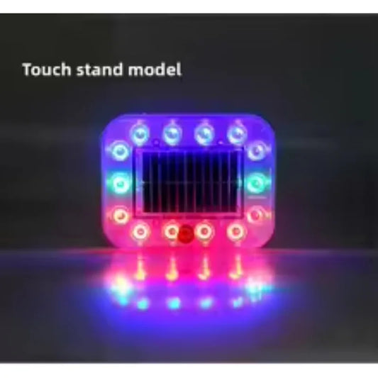 Solar LED Emergency Strobe Warning Light | Magnetic USB Charge LED Warning Strobe Light Peaceful Pleasures Health and Wellness