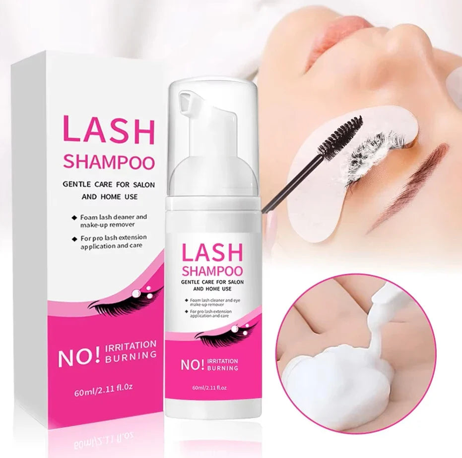 Eyelash Cleanser & Mascara Remover | Gentle Rich Foam 60ml