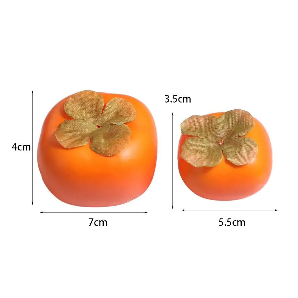 Artificial Foam Persimmon Fake Fruit Home Decor Prop