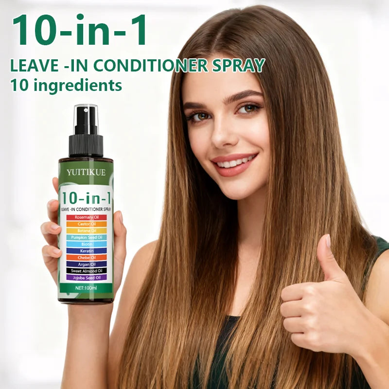 YUITIKUE 10-in-1 Leave-In Hair Treatment – Rosemary & Argan Oil Leave-In Hair Treatment Peaceful Pleasures Health and Wellness