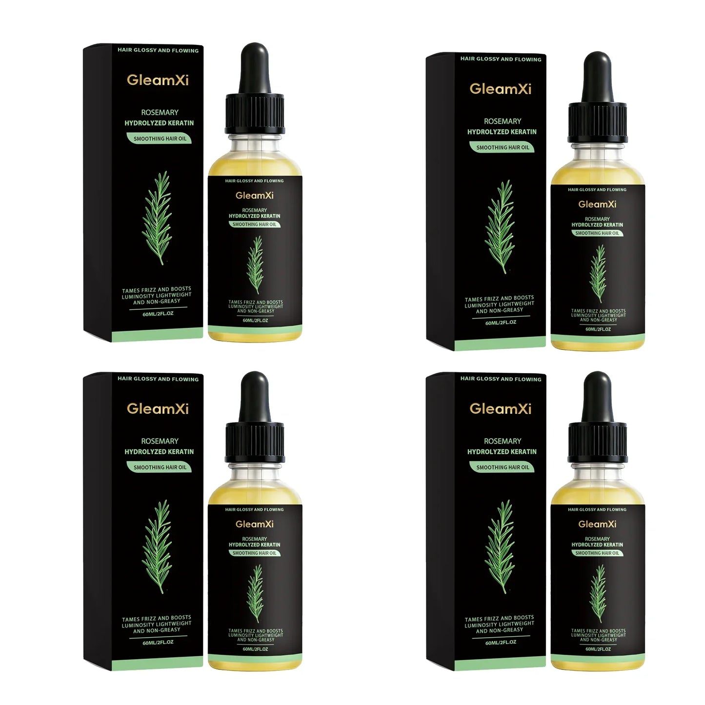 Gleamxi Rosemary Hair Growth Serum – Regrow & Repair 60ml