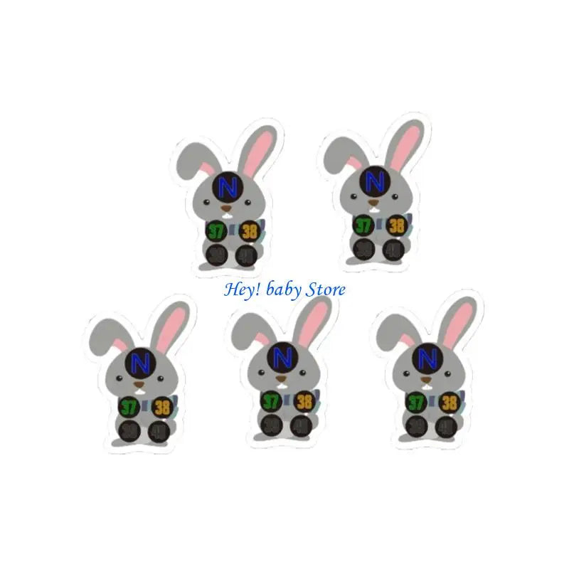 Baby Forehead Thermometer Strips – Cartoon Fever Stickers 5-Pack