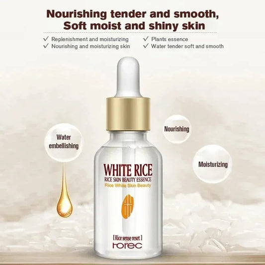 White Rice Face Serum – Pore Shrinking & Brightening Peaceful Pleasures Health and Wellness Default Title