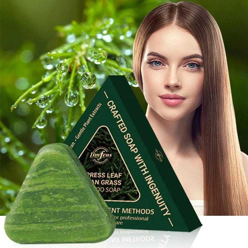 120g Herbal Shampoo Bar – Ginseng, Cypress Leaf & Usman Grass