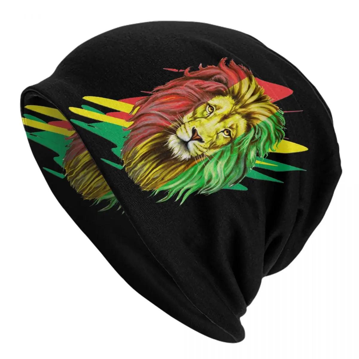 Jamaica Flag Knit Beanie Hat | Unisex Jamaican Pride Skull Cap