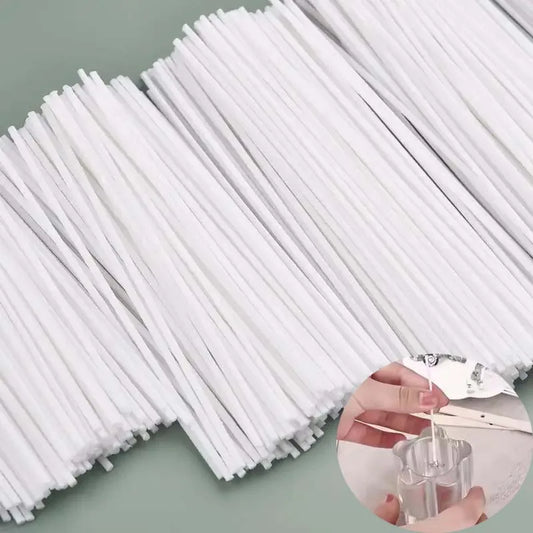 50Pcs Pure Cotton Candle Wicks 5cm – Smokeless DIY Candle Making Candle Making Wicks Oasis Select 50pcs 5cm