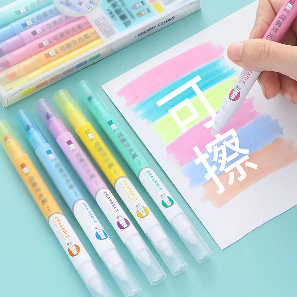 Erasable Highlighter Pen Creative Graffiti Hand Account Student