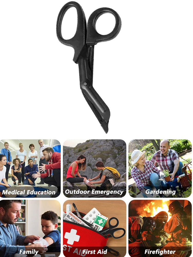 Emergency Trauma Scissors – First Aid Gauze & Survival Shears