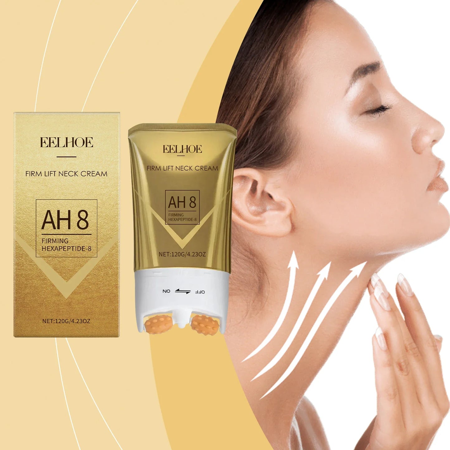 Eelhoe Roller Neck Cream – Firming & Moisturizing 120g