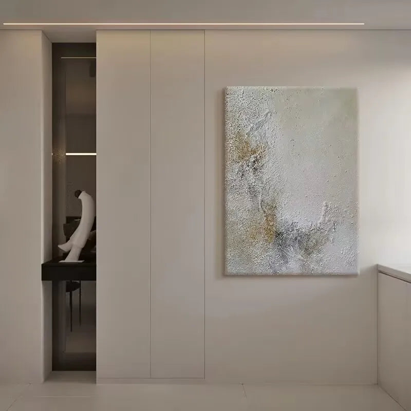 Hot Sale Wall Art Canvas Oil Painting,100% Handmade,Modern Abstract Hanging Picture For Home,Sofa Poster,Corridor Mural,No Frame Peaceful Pleasures Health and Wellness