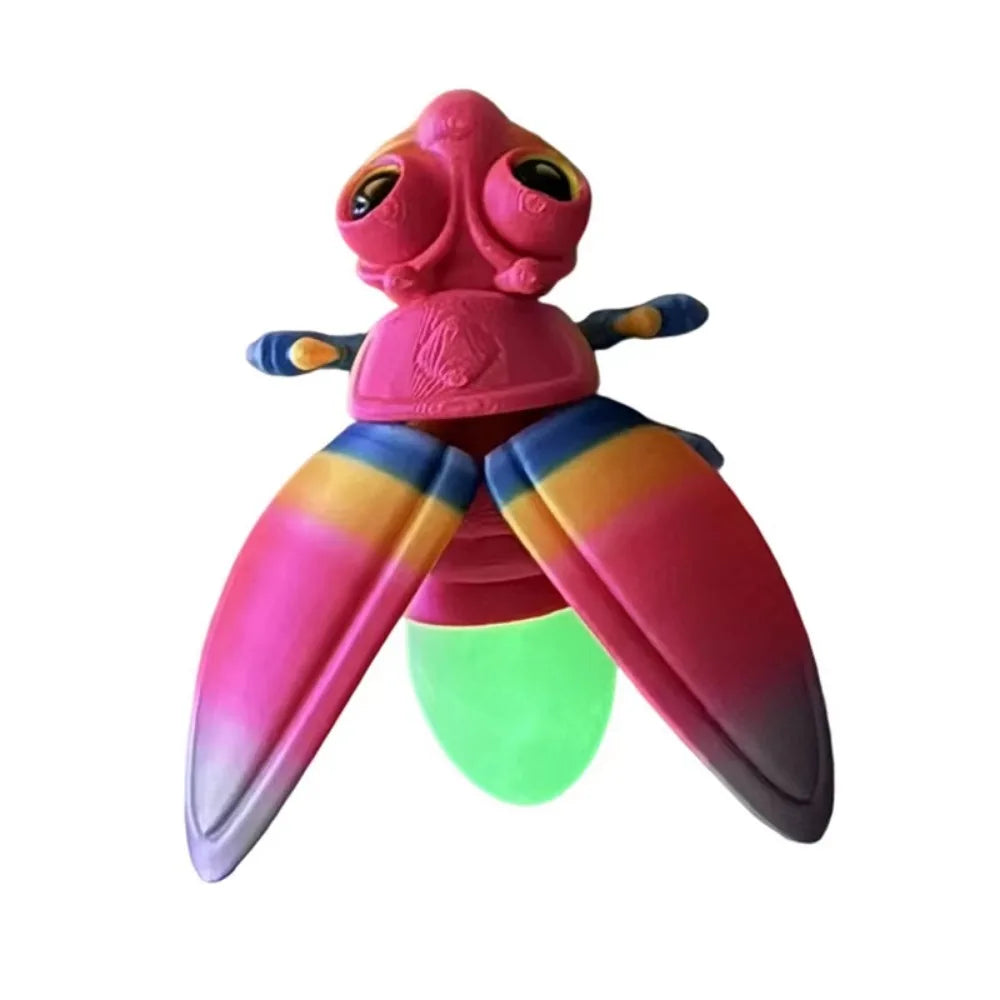 3D Printed Glow-in-the-Dark Firefly Figurine | Desk Decor