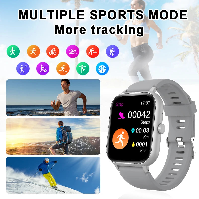 LOMAXFR 1.83" Smart Watch – Wireless Calling, Multi-Sport Mode