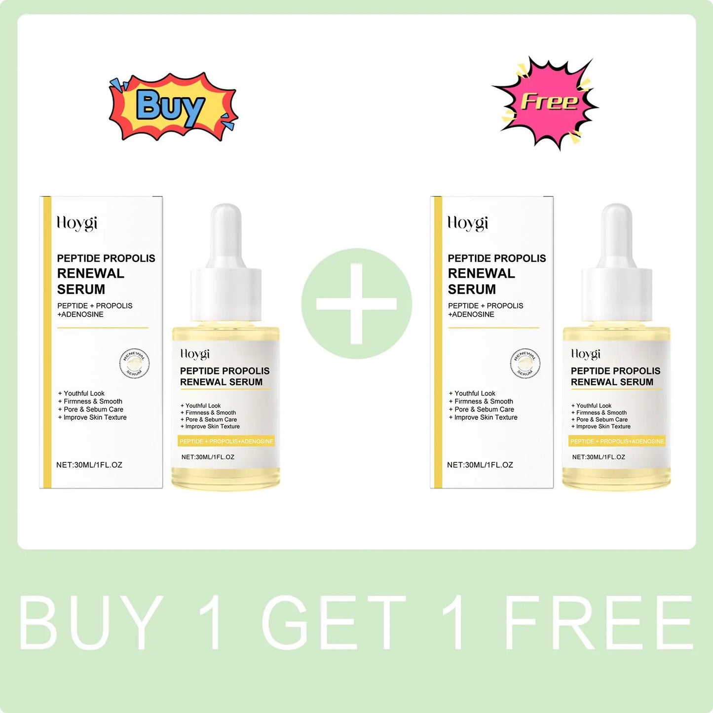 Peptide Propolis Face Serum Reduce Dryness Firming Lifting Anti Redness Renewal Smoothing Nourishing Repair Damaged Skin Essence Peaceful Pleasures Health and Wellness Buy 1 Get 1 Free