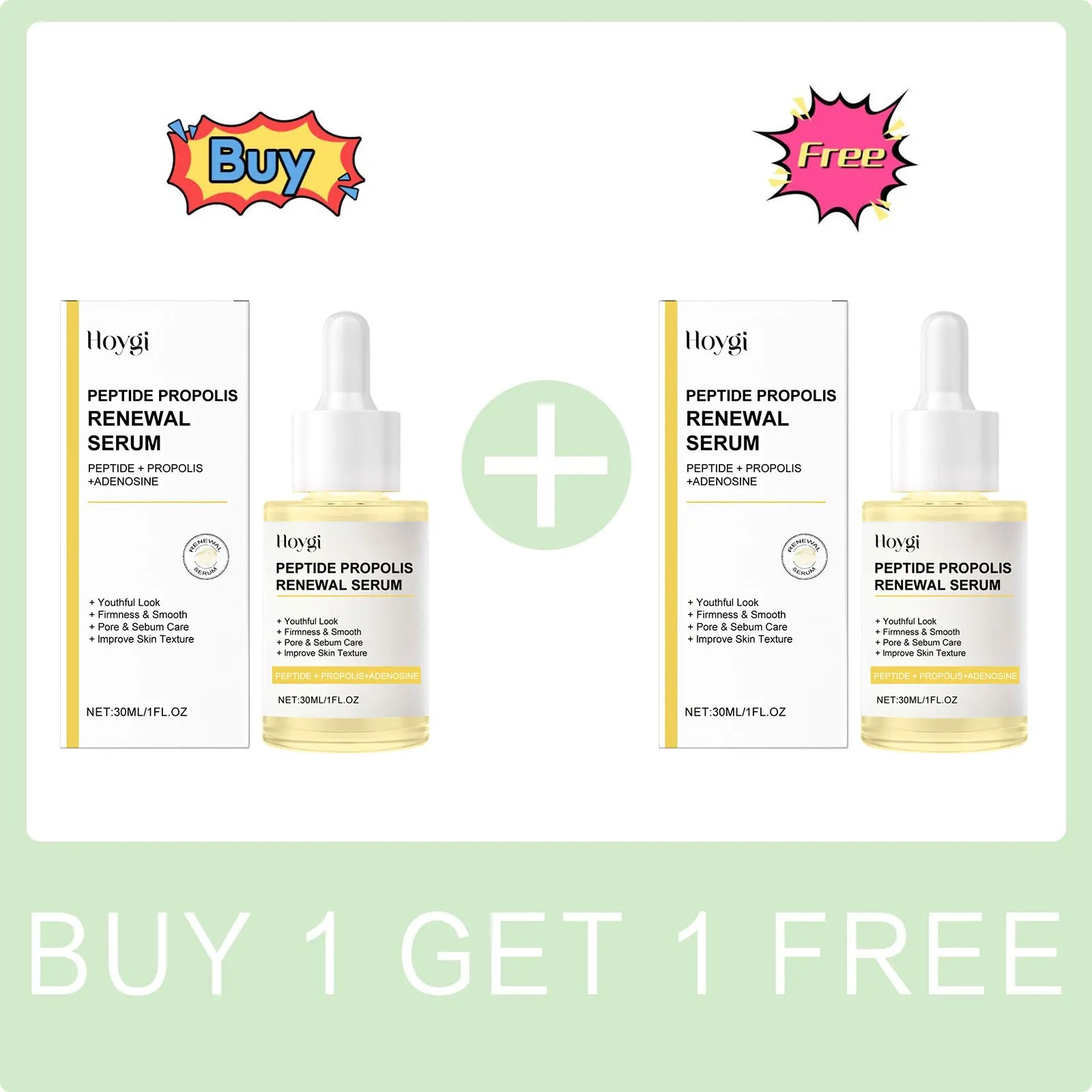 Peptide Propolis Face Serum Reduce Dryness Firming Lifting Anti Redness Renewal Smoothing Nourishing Repair Damaged Skin Essence Peaceful Pleasures Health and Wellness Buy 1 Get 1 Free
