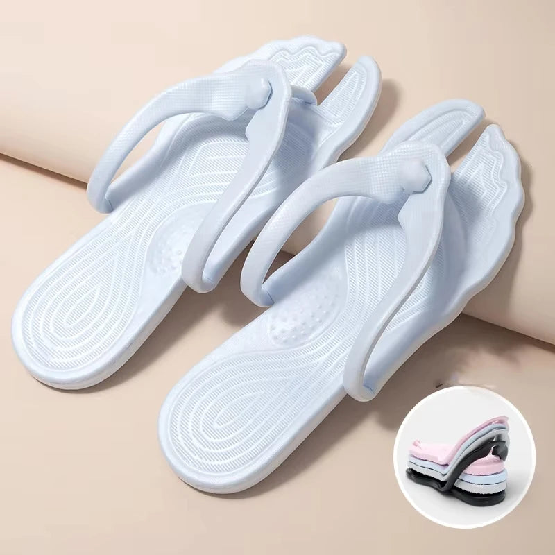 Foldable EVA Women's Massage Slippers – Lightweight Indoor Slides