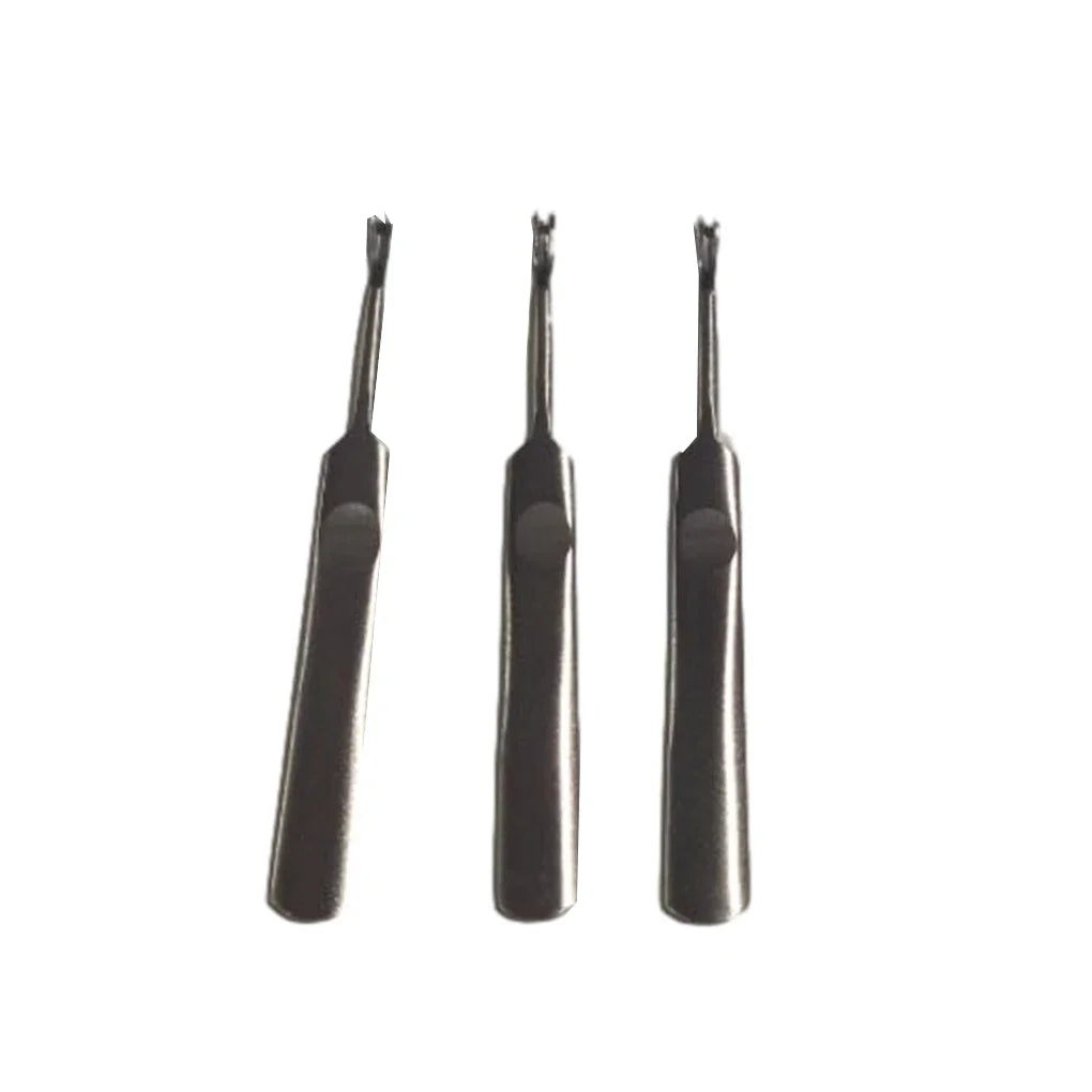 3-Piece Leather Groover Set – U &amp; V Shape DIY Leathercraft Tools