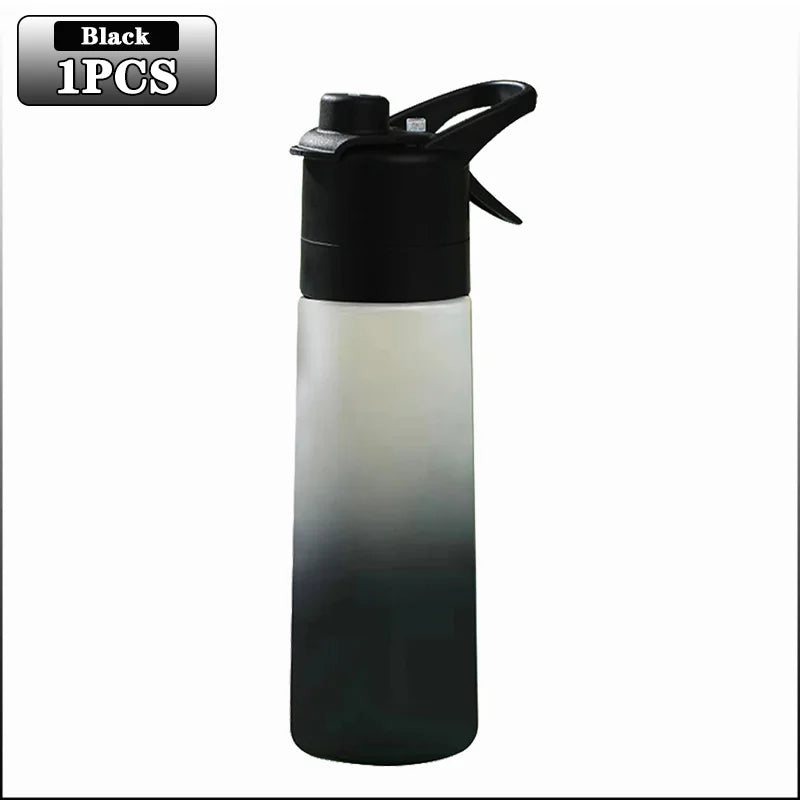 650ml Mist Spray Water Bottle with Straw – BPA-Free Reusable