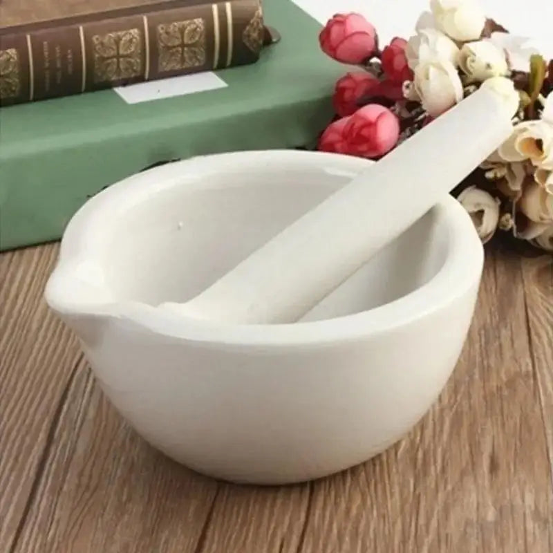Ceramic Grinding Bowl Multi-purpose Mortar Baby Food Crusher Fruit