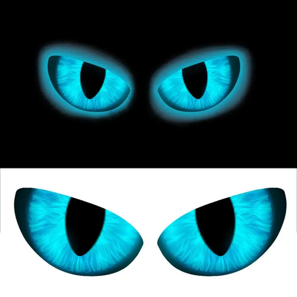 Creative Luminous Devil Eye Toilet Stickers Wall Decals For Home Bathroom Waterproof Humorous Decor Stickers Peaceful Pleasures Health and Wellness