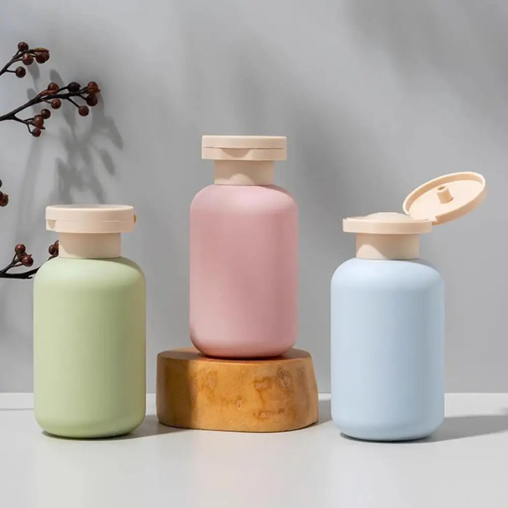 3PCS Abs Refillable Bottlesoft Silicone Lotion Container Squeeze Tube Empty Dispenser Portable Travel-Sized Refillable Bottles Peaceful Pleasures Health and Wellness