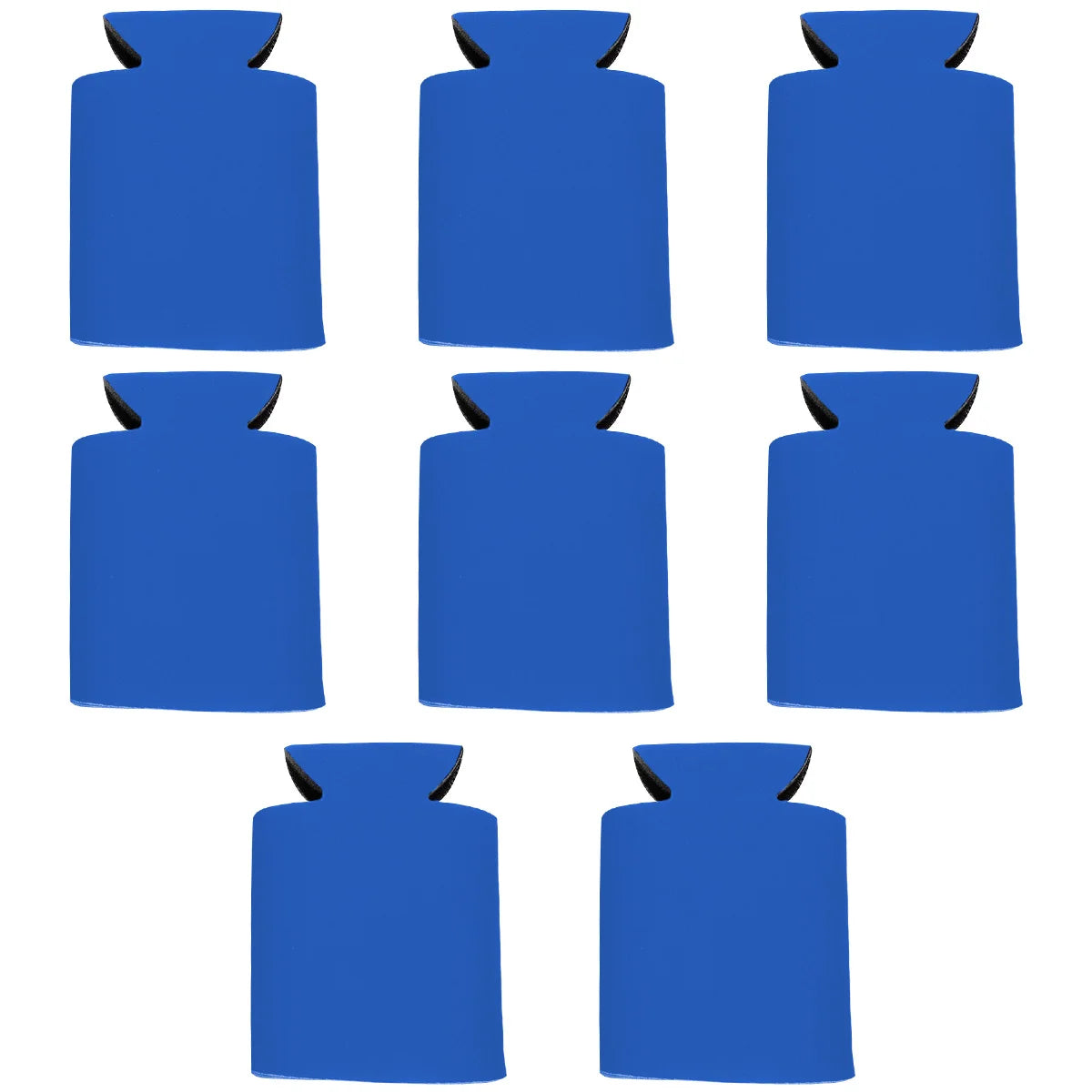 8Pcs Can Coolers, Collapsible Soda Cover Coolies, Sleeves for Weddings, Bachelorette Parties, Multicolor Peaceful Pleasures Health and Wellness Navy Blue