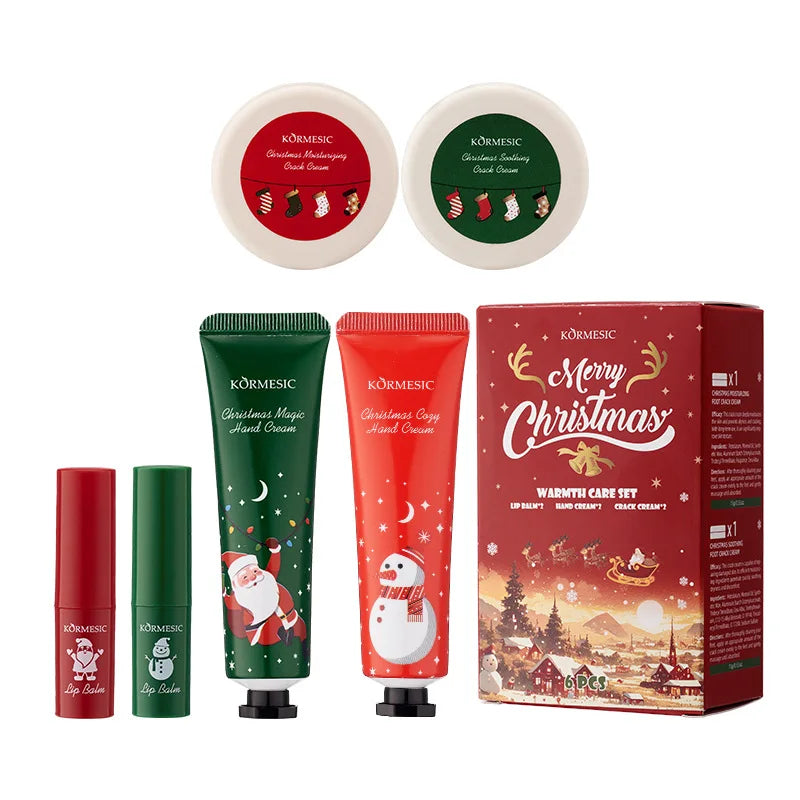 Christmas Hydrating Body Care Gift Set – Hand, Lip, Foot & Body