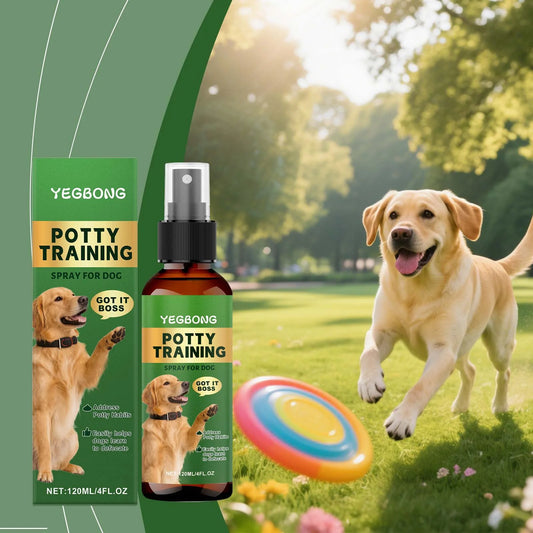 Pet Toilet Training Spray – Dog & Cat Potty Attractant 120ml Pet Training Spray Peaceful Pleasures Health and Wellness
