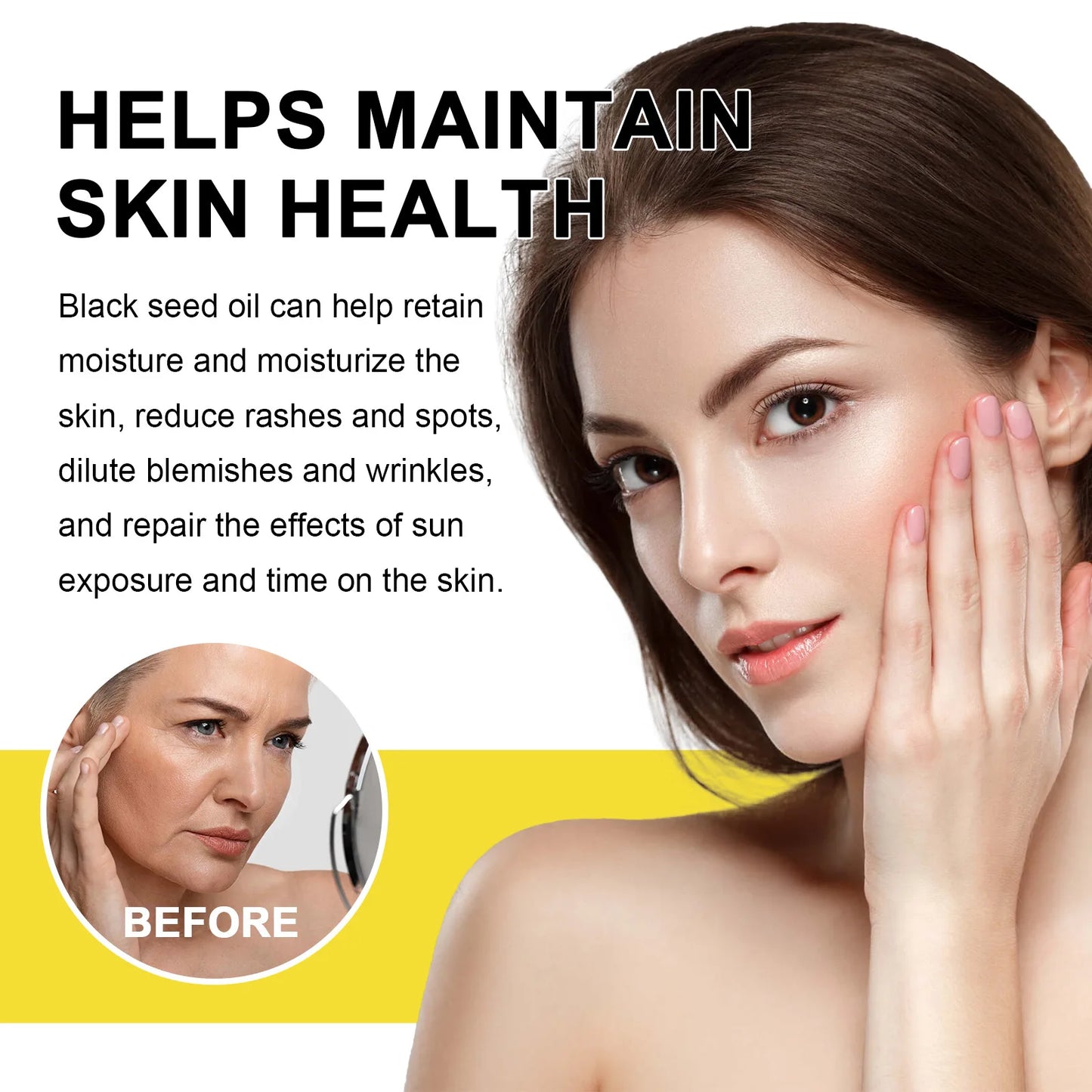EELHOE Black Seed Oil for Hair Loss Treatment Peaceful Pleasures Health and Wellness