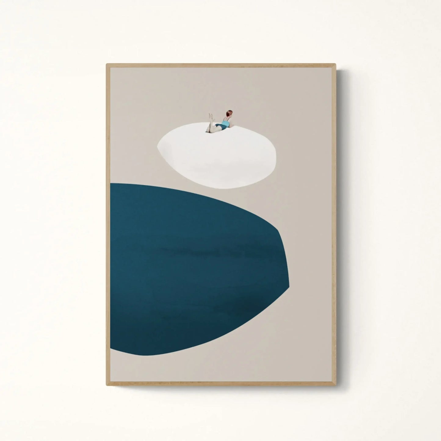 Abstract Modern People Philosophy Canvas Wall Art Print | Decor