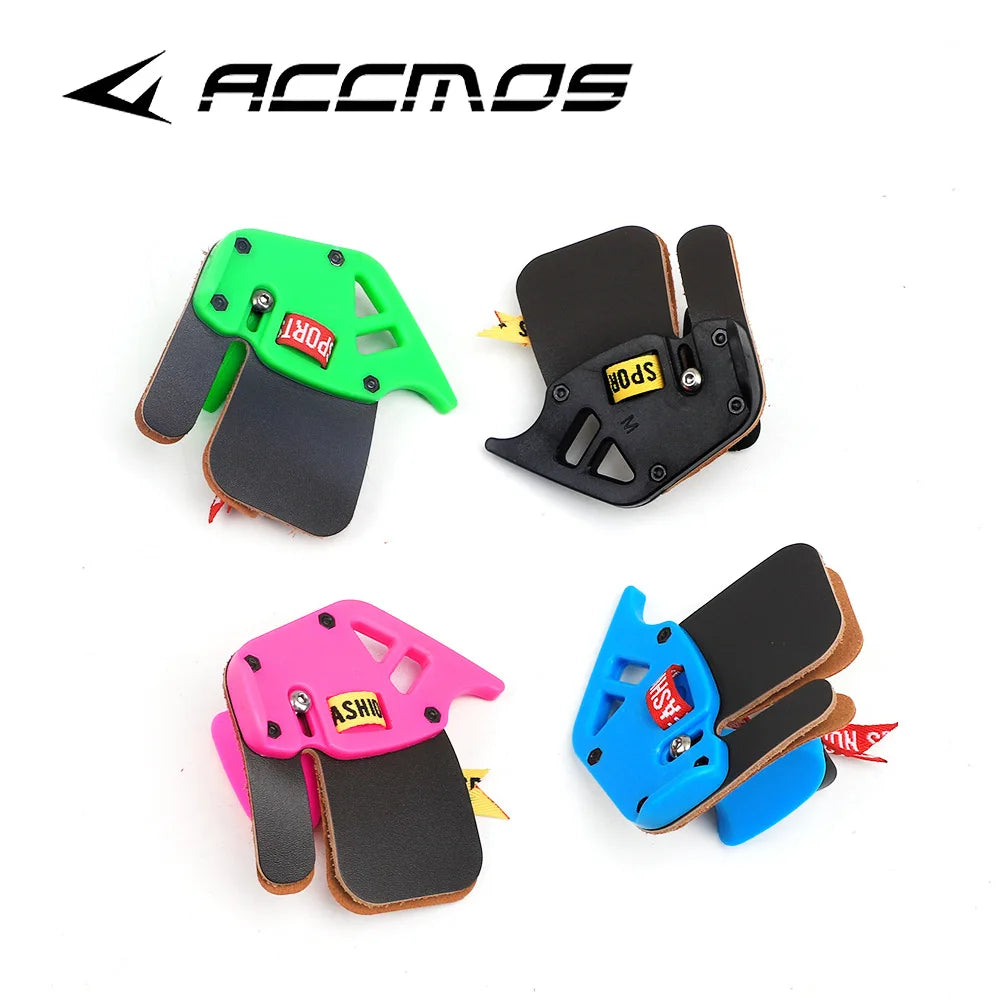 Archery Finger Tab Guard Recurve Bow Protective S M L Arrow