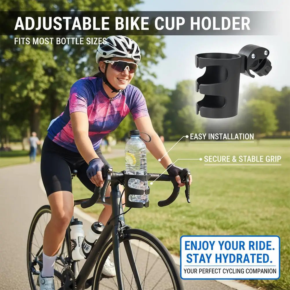 Universal 360° Cup Holder – Stroller, Bike & Wheelchair