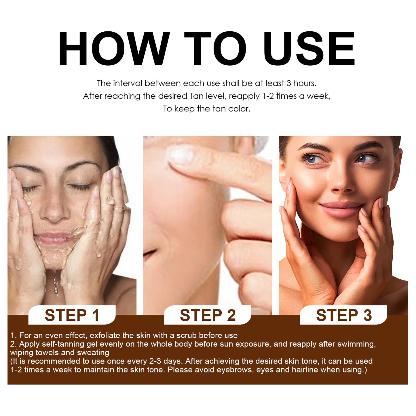 Self-Tanning Cream – UV Protection, Bronzer & Sunless Tan Body Lotion