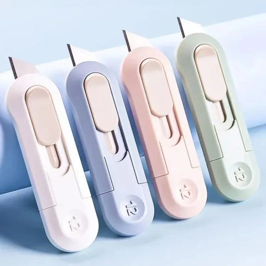 Portable Mini Box Cutter & Paper Knife – 4 Colors Mini Box Cutter Peaceful Pleasures Health and Wellness