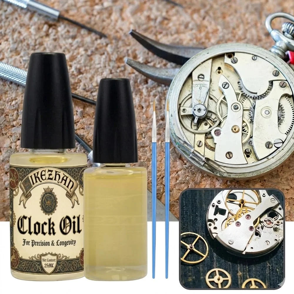 25ml Watch & Clock Lubricant Oil with Brush | SIKEZHAN