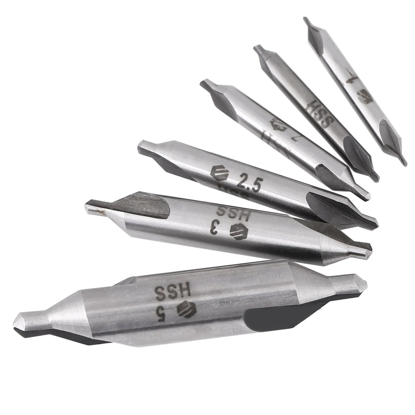1 2 3 Mm 60 Degree HSS Center Drill Bits Centering Drills