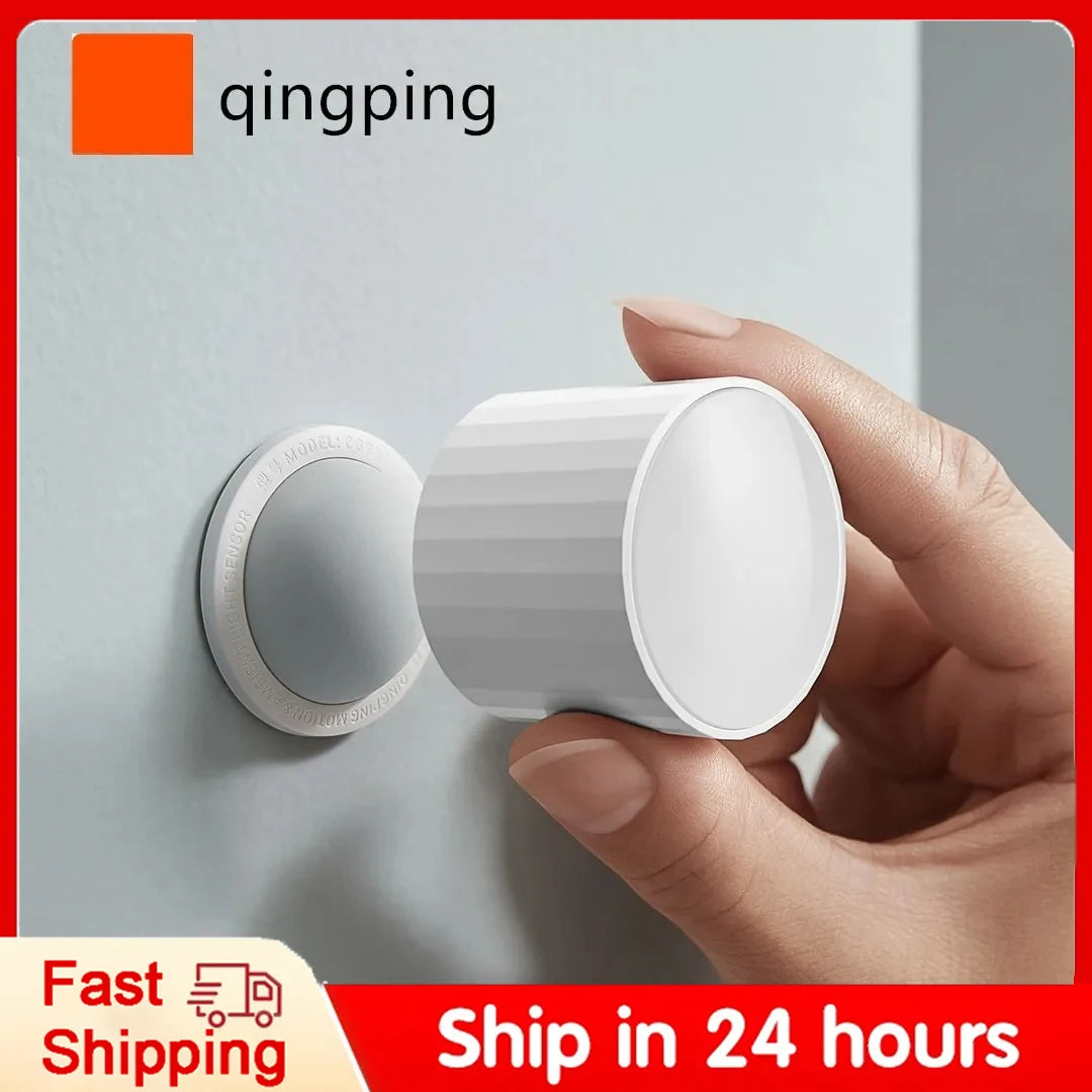 Qingping Human Body Sensor Pet Smart Body Movement Motion & light Sensor Magnetic split base for Xiaomi Mijia Mihome App Peaceful Pleasures Health and Wellness