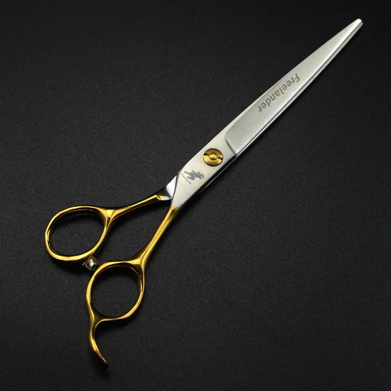 7 Inch Professional Pet Shop Scissors, Dog Grooming Scissors Straight Scissors Suitable for Big Dog Hair Trimming Peaceful Pleasures Health and Wellness