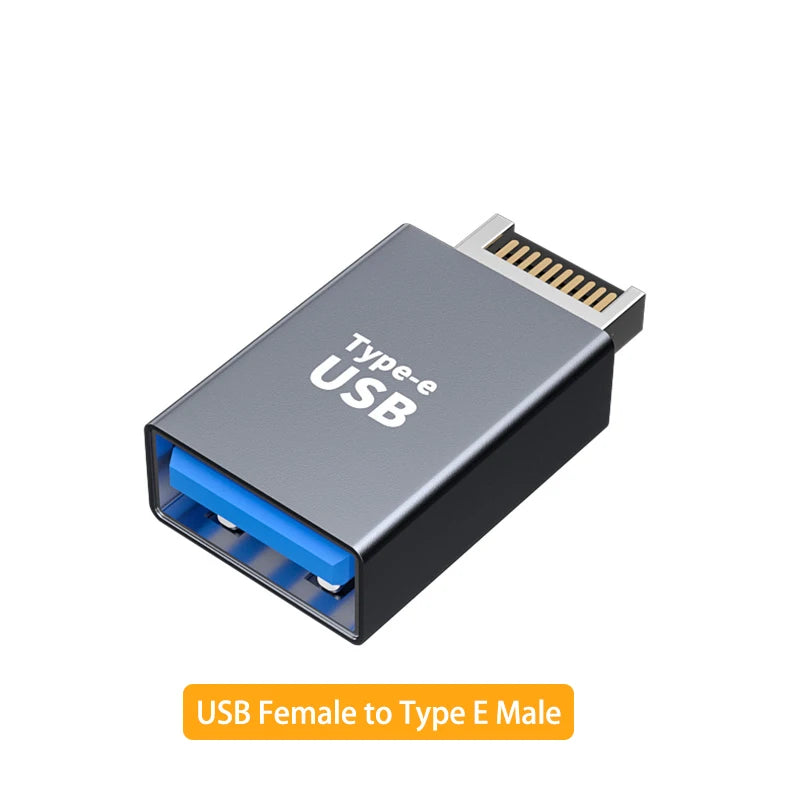 USB 3.1 Type E to USB-C Front Panel Header Adapter Cable