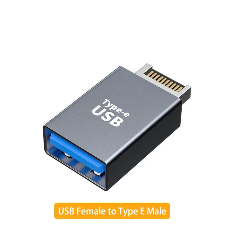 USB 3.1 Type E to USB-C Front Panel Header Adapter – 10Gbps