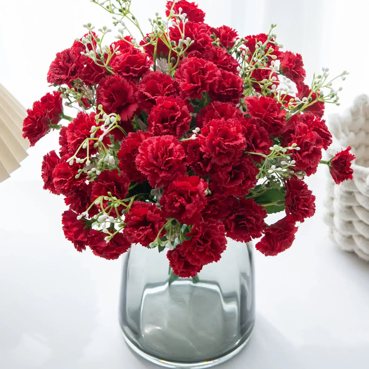 Silk Carnation Artificial Flowers – Wedding & Home Décor