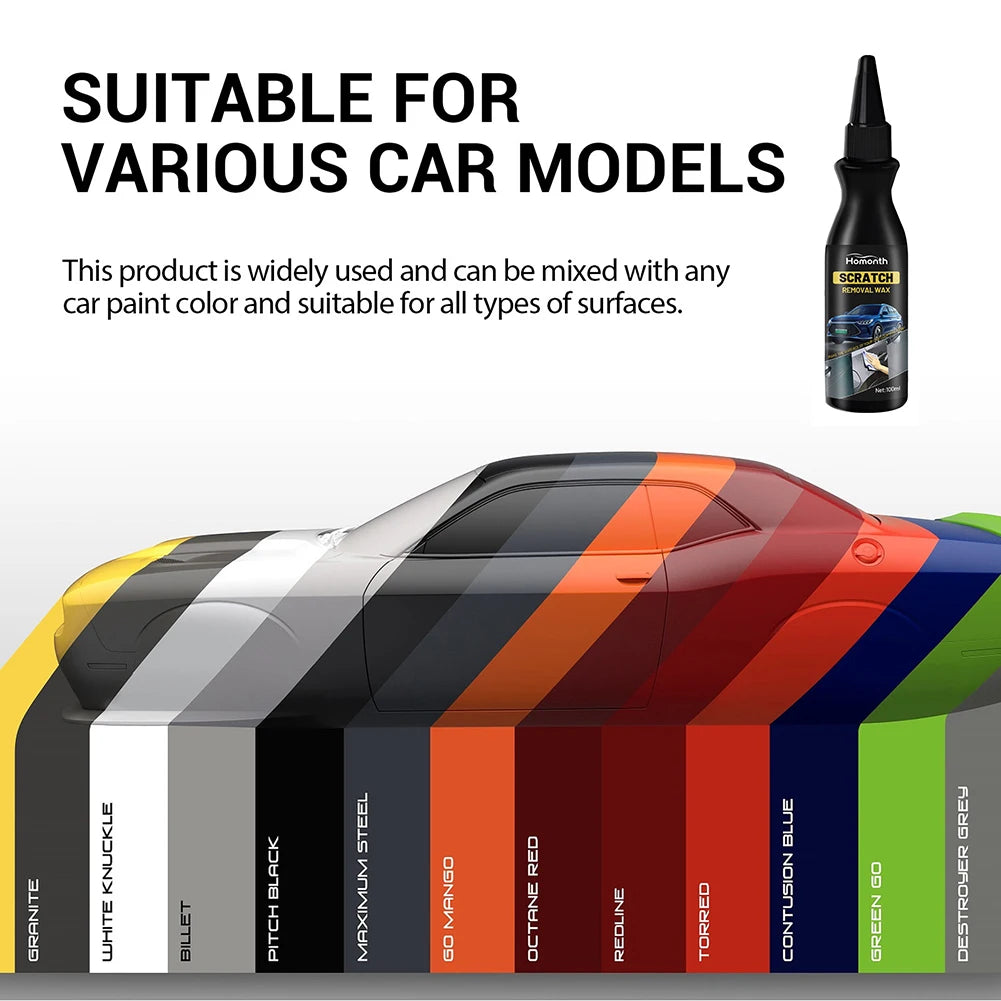 Car Scratch Polishing Repair Agents Compound Scratch Remover Repair Lasting Brightening Repair Paint Buffer Maintenance Care Peaceful Pleasures Health and Wellness