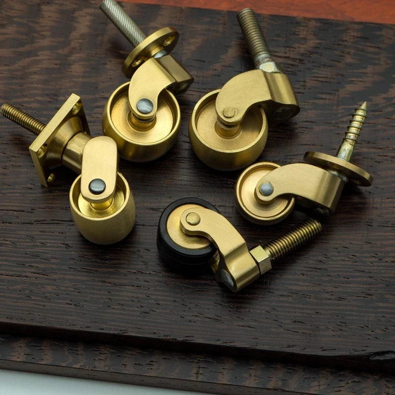 Brass Furniture Caster | Universal Piano & Sofa Wheel Roller