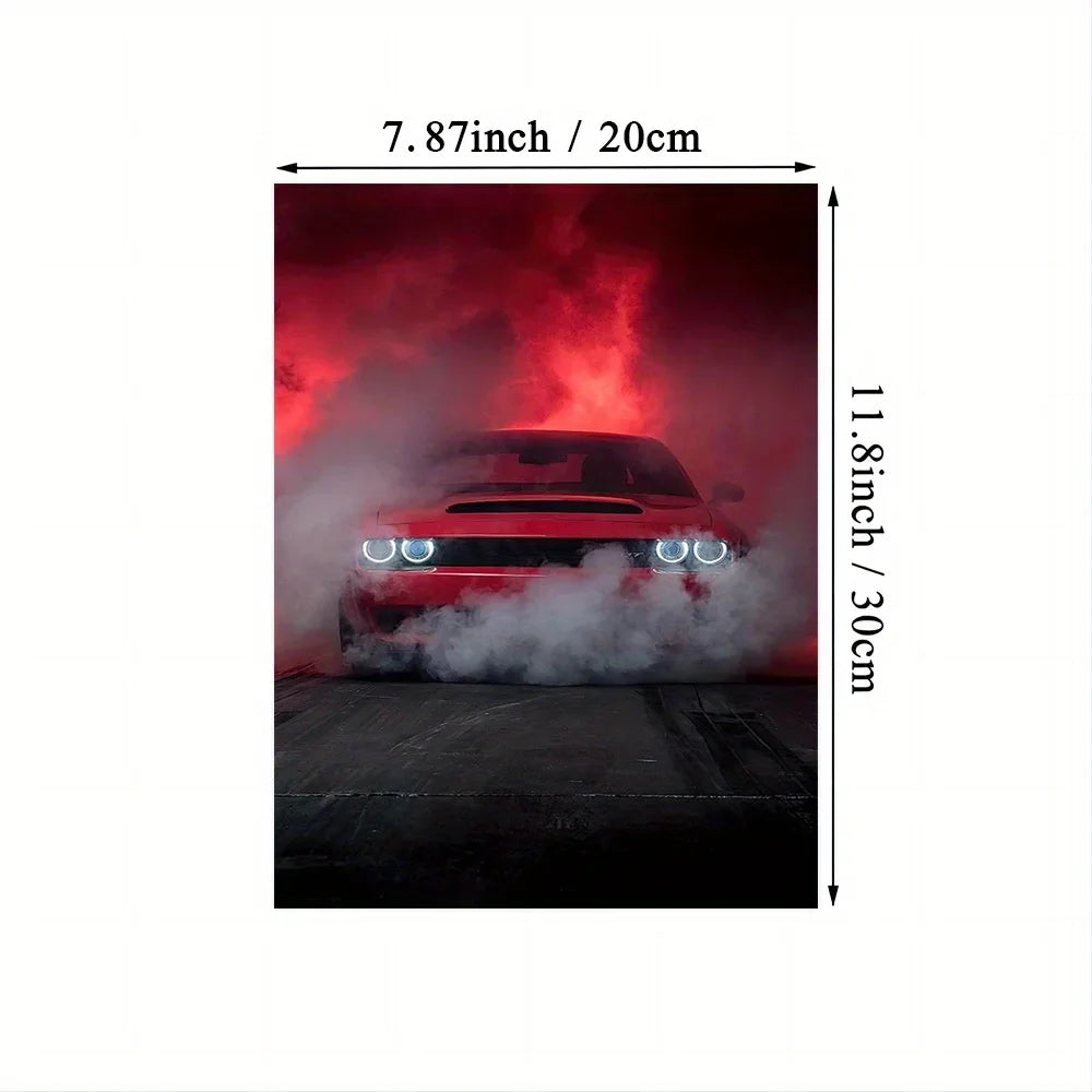 American Muscle Car Canvas Wall Art | HD Racing Print Poster