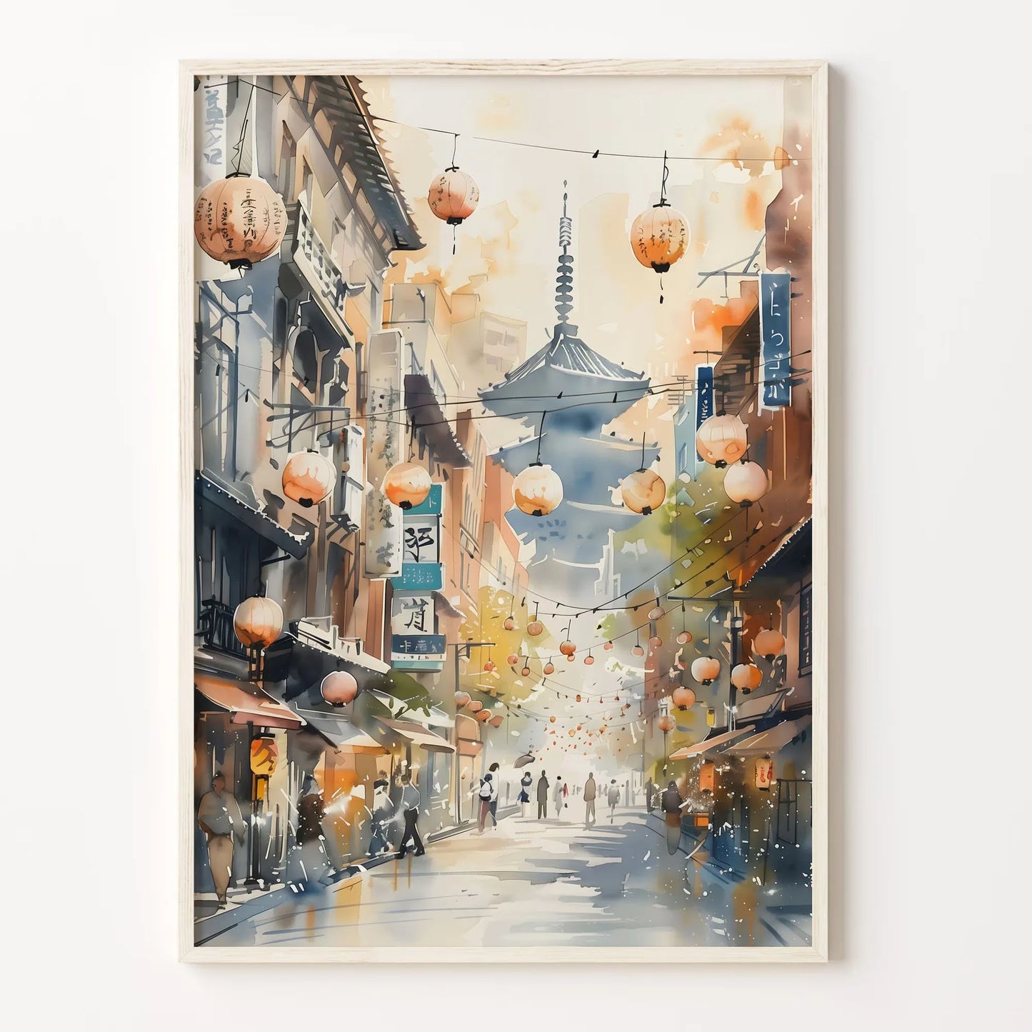 Anime Ramen Shop Canvas Print | Tokyo Street Wall Art
