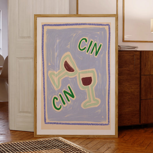 Cin Cincin Canvas Wall Art Print | Home Decor Poster Canvas Wall Art Peaceful Pleasures Health and Wellness